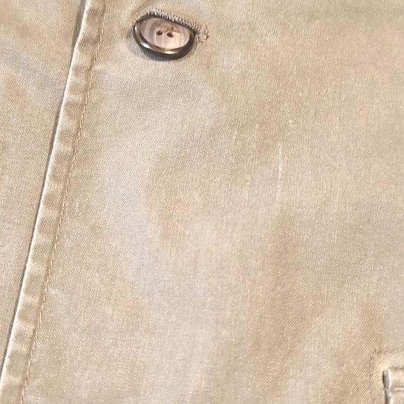 L.L. Bean Men's green khaki vented safari travel size 42 short jacket - Picture 10 of 16